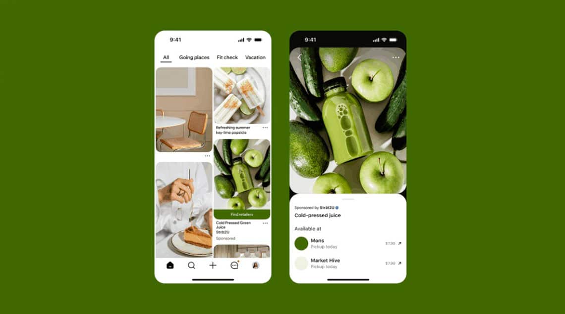 Pinterest avanza en social commerce con una nueva función