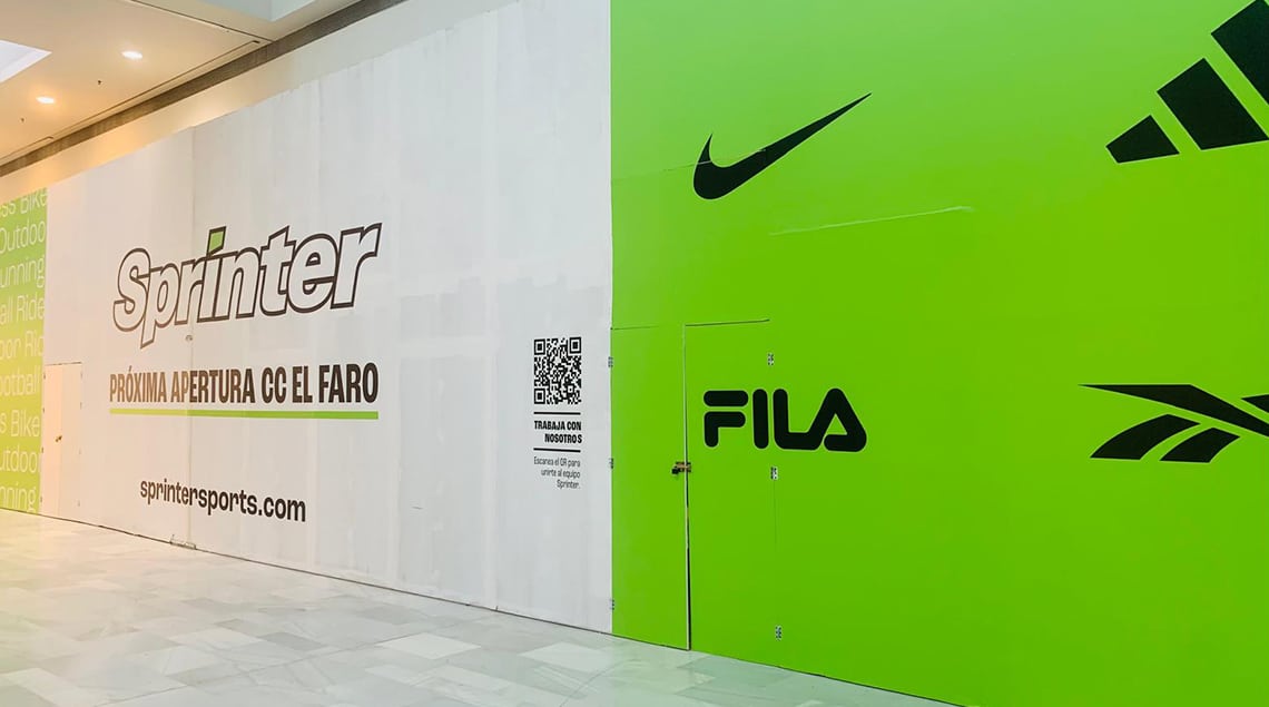 El local de Sprinter se ubicará en el interior y contará con una superficie de casi 900 metros cuadrados