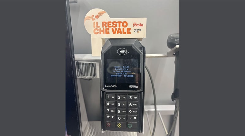 El Redondeo Solidario permite que, al pagar, el cliente pueda redondear el ticket y donar los céntimos sobrantes a una causa benéfica