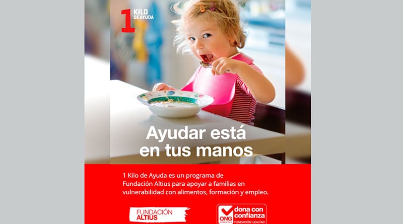 Los clientes podrán hacer su donativo comprando las tarjetas 1 Kilo de Ayuda hasta el 30 de junio, tanto en las tiendas físicas como en web y app