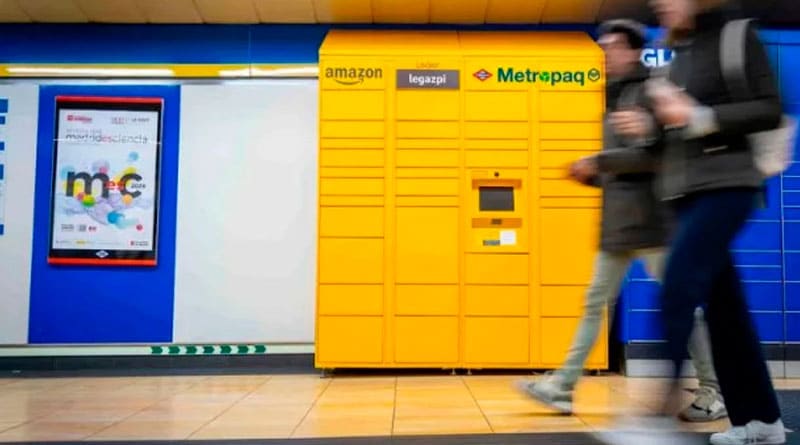 Amazon instala taquillas en las estaciones de Metro de Madrid
