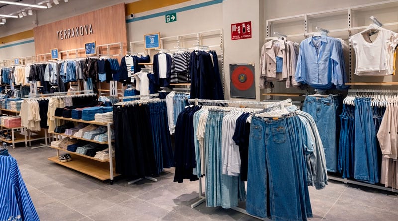 Interior de la nueva tienda de Terranova, en el centro comercial Madrid Sur. 