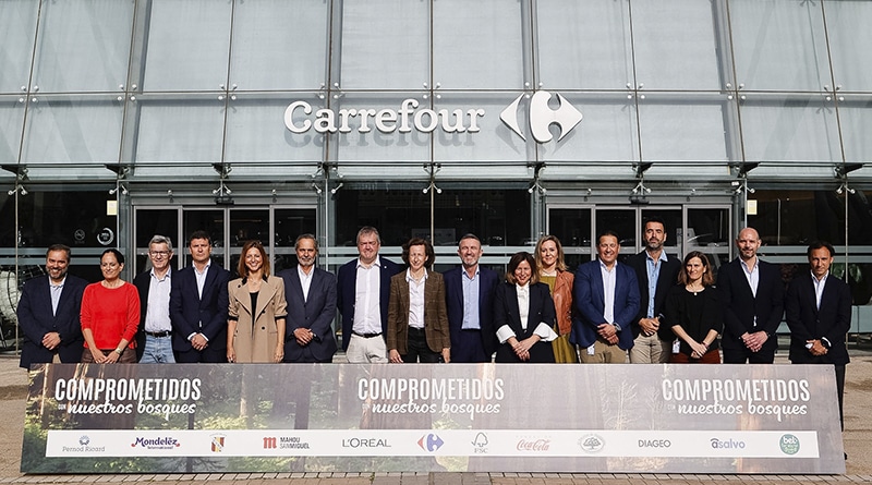 La presentación de la iniciativa ha contado con la presencia de Elodie Perthuisot, directora ejecutiva de Carrefour España y Roberto Rubio, presidente de FSC España