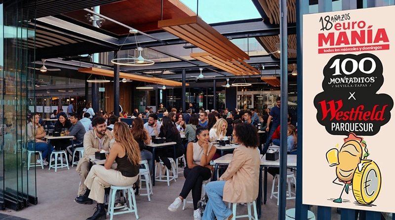 Con esta terraza, 100 Montaditos refuerza su posicionamiento como marca vinculada al ocio gastronómico accesible
