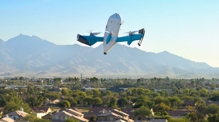 Amazon inicia las entregas con drones en Reino Unido