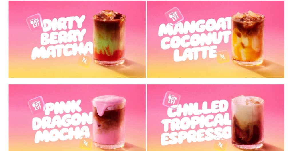 La cápsula Nespresso x Oatly Barista Edition estará disponible por tiempo limitado a través de los canales oficiales de Nespresso