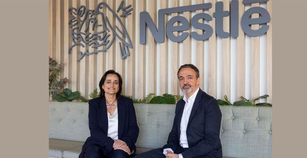 De izq a dcha, Carla de Sivatte y Rai Cararach, quiénes asumen nuevos roles en Nestlé España
