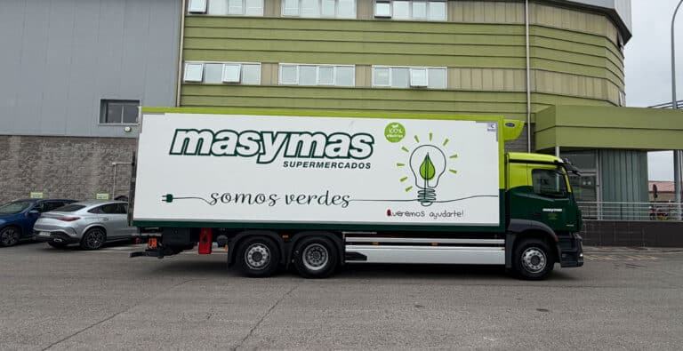 Masymas añade su cuarto camión eléctrico a su flota logística